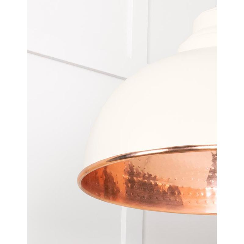 Hammered Copper Harborne Pendant-From The Anvil-Copper-nirohome