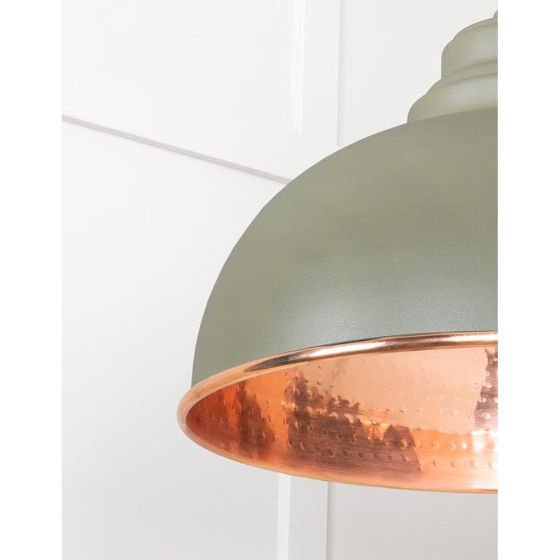 Hammered Copper Harborne Pendant-From The Anvil-Copper-nirohome