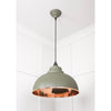Hammered Copper Harborne Pendant-From The Anvil-Copper-nirohome