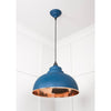 Hammered Copper Harborne Pendant-From The Anvil-Copper-nirohome