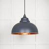 Hammered Copper Harborne Pendant-From The Anvil-Copper-nirohome