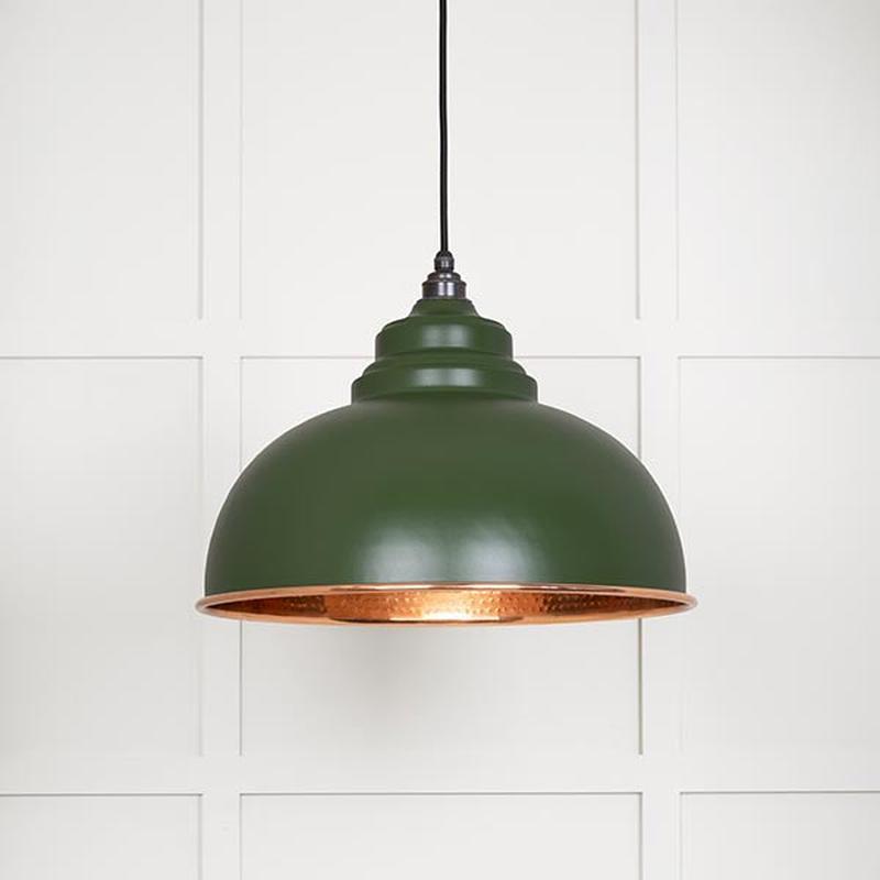 Hammered Copper Harborne Pendant-From The Anvil-Heath-nirohome