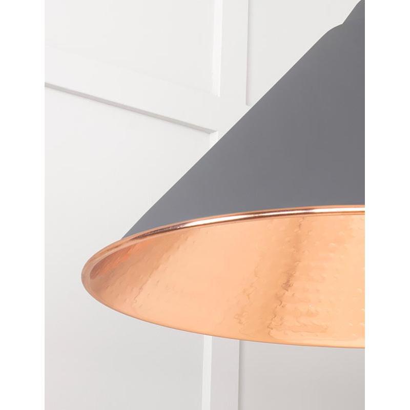 Hammered Copper Hockley Pendant-From The Anvil-Copper-nirohome