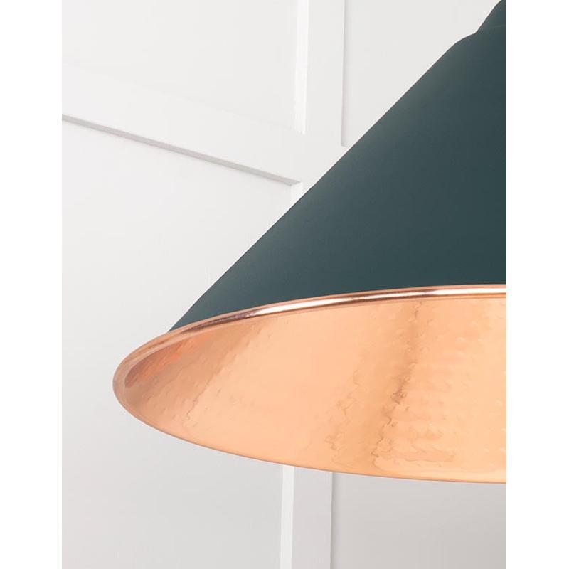 Hammered Copper Hockley Pendant-From The Anvil-Copper-nirohome