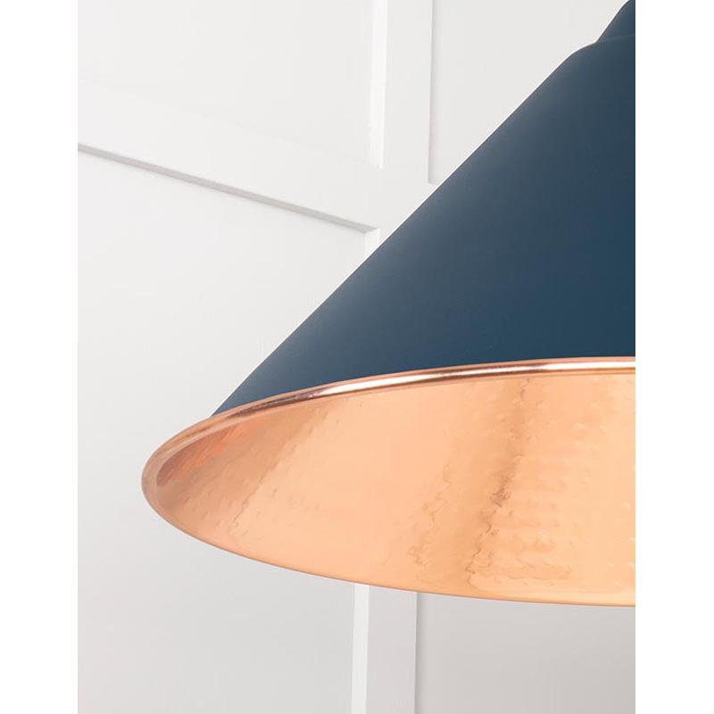 Hammered Copper Hockley Pendant-From The Anvil-Copper-nirohome