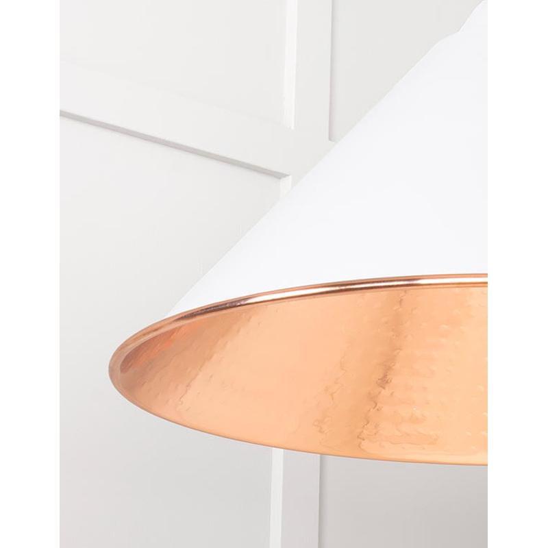 Hammered Copper Hockley Pendant-From The Anvil-Copper-nirohome