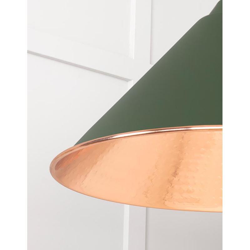 Hammered Copper Hockley Pendant-From The Anvil-Copper-nirohome