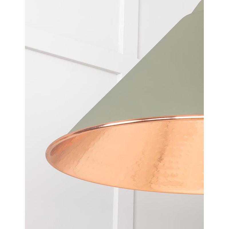 Hammered Copper Hockley Pendant-From The Anvil-Copper-nirohome