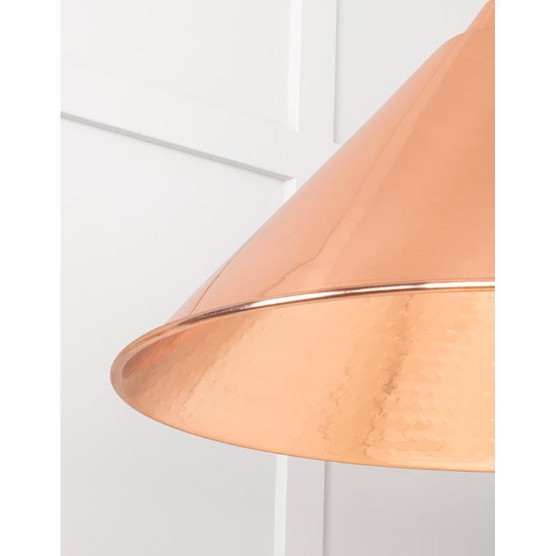Hammered Copper Hockley Pendant-From The Anvil-Copper-nirohome
