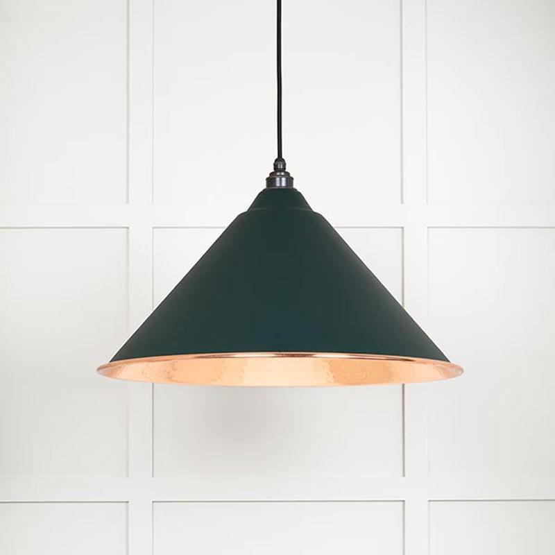 Hammered Copper Hockley Pendant-From The Anvil-Dingle-nirohome