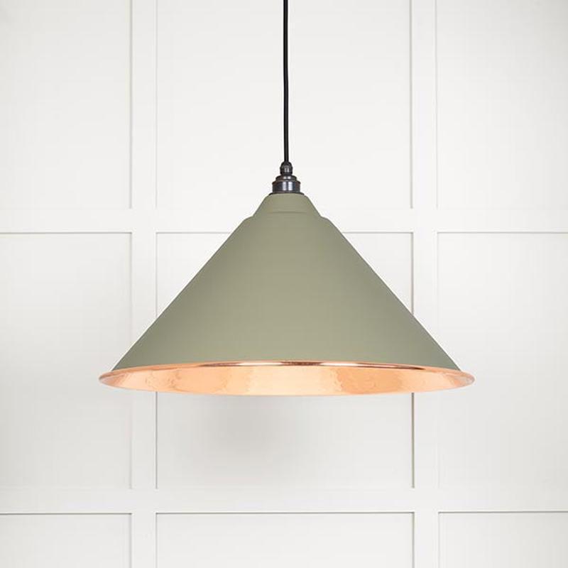 Hammered Copper Hockley Pendant-From The Anvil-Tump-nirohome