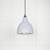 Hammered Nickel Brindley Pendant-From The Anvil-Birch-nirohome
