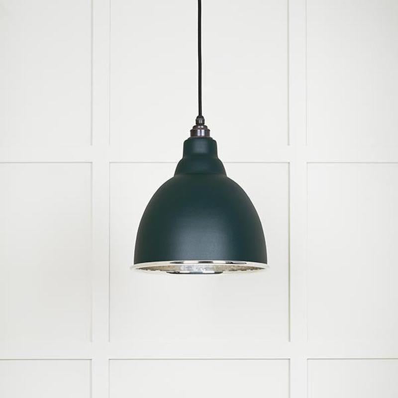 Hammered Nickel Brindley Pendant-From The Anvil-Dingle-nirohome