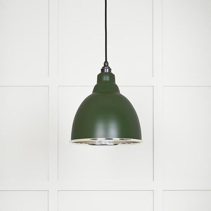 Hammered Nickel Brindley Pendant-From The Anvil-Heath-nirohome