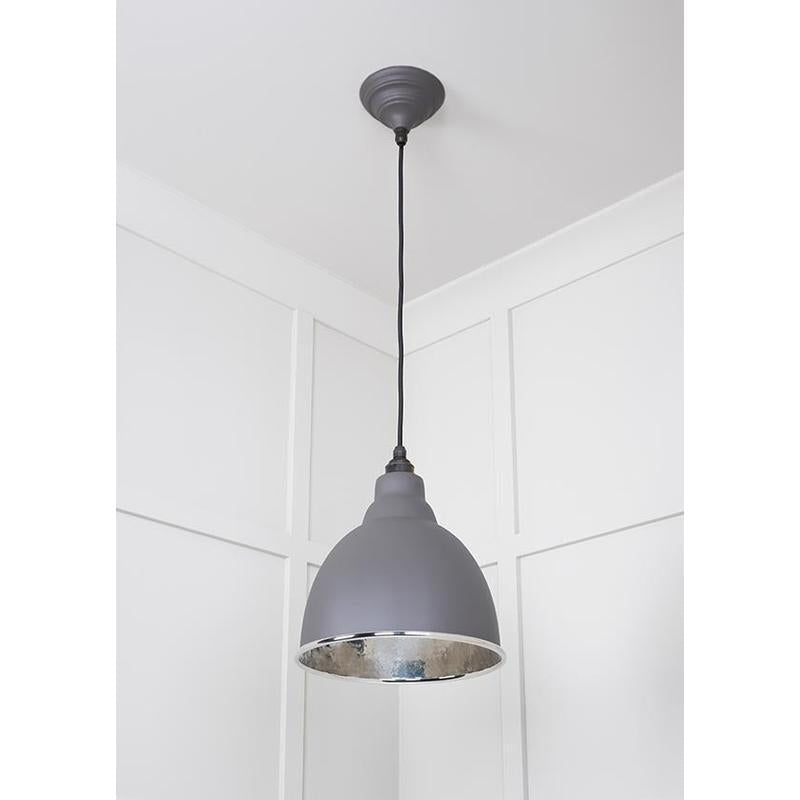 Hammered Nickel Brindley Pendant-From The Anvil-Nickel-nirohome
