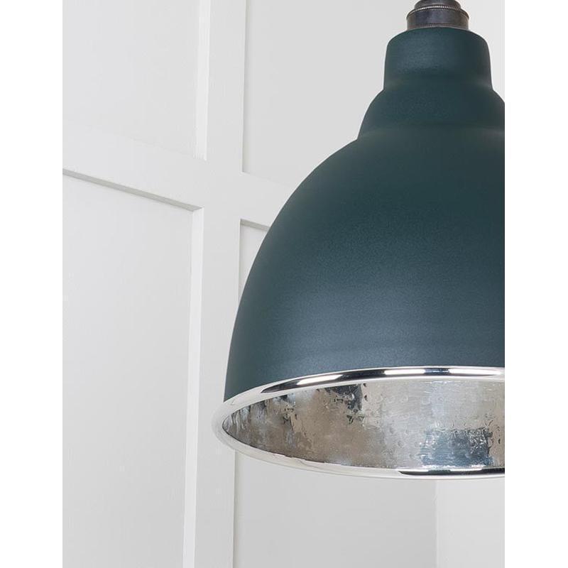 Hammered Nickel Brindley Pendant-From The Anvil-Nickel-nirohome