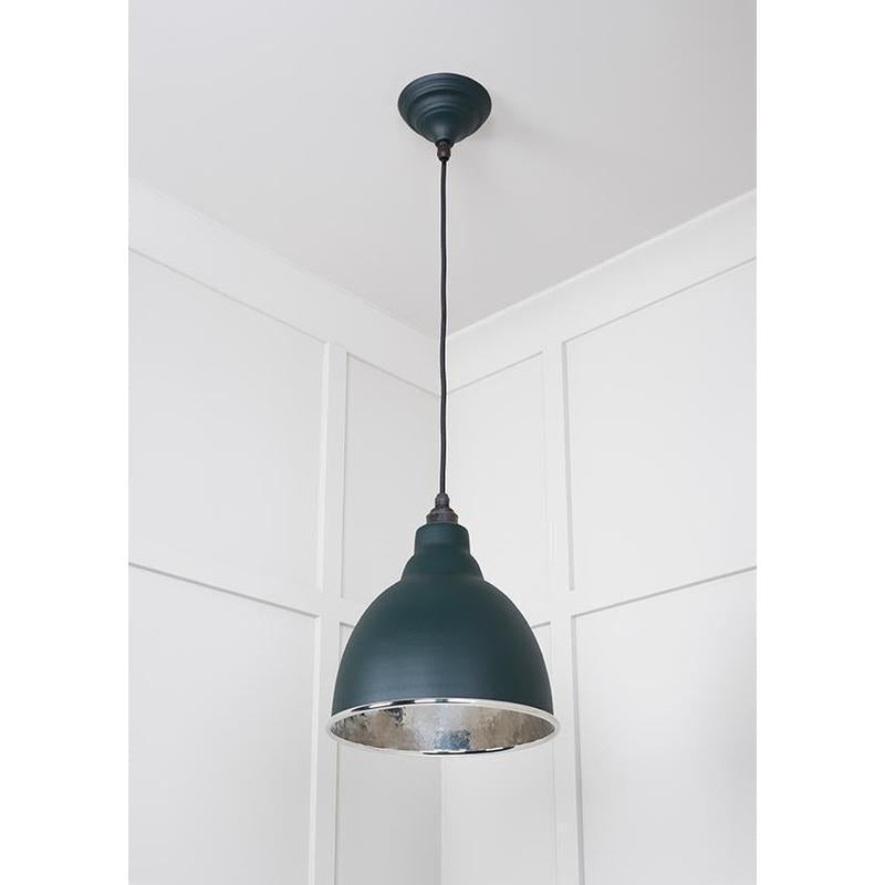 Hammered Nickel Brindley Pendant-From The Anvil-Nickel-nirohome