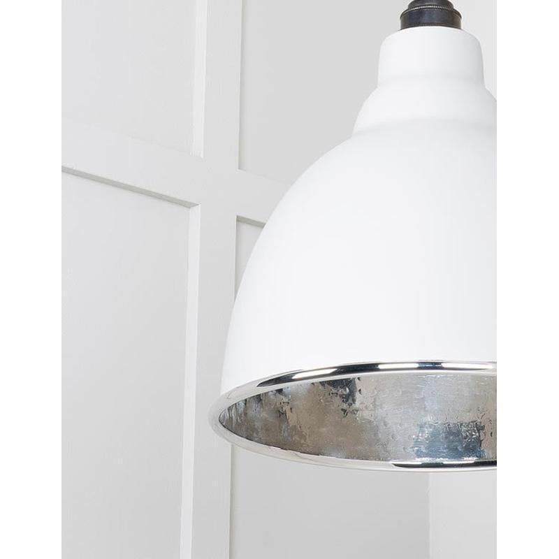 Hammered Nickel Brindley Pendant-From The Anvil-Nickel-nirohome
