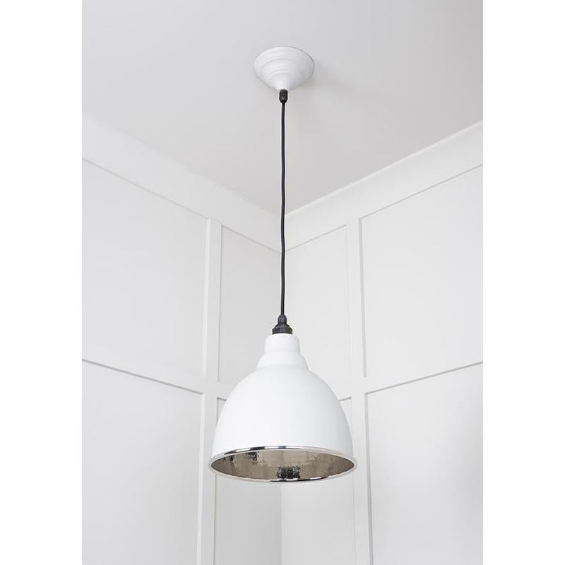Hammered Nickel Brindley Pendant-From The Anvil-Nickel-nirohome