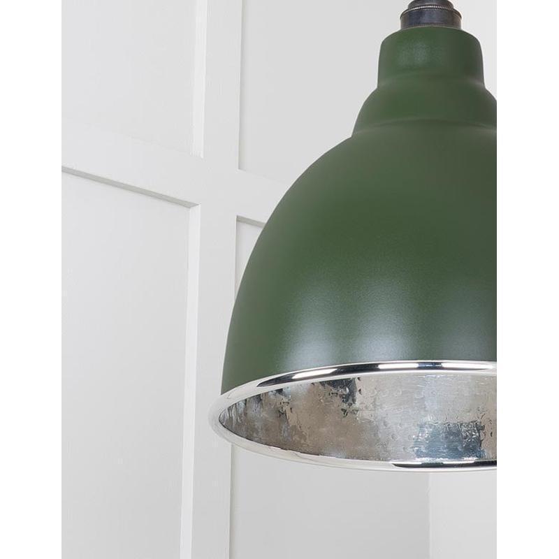 Hammered Nickel Brindley Pendant-From The Anvil-Nickel-nirohome