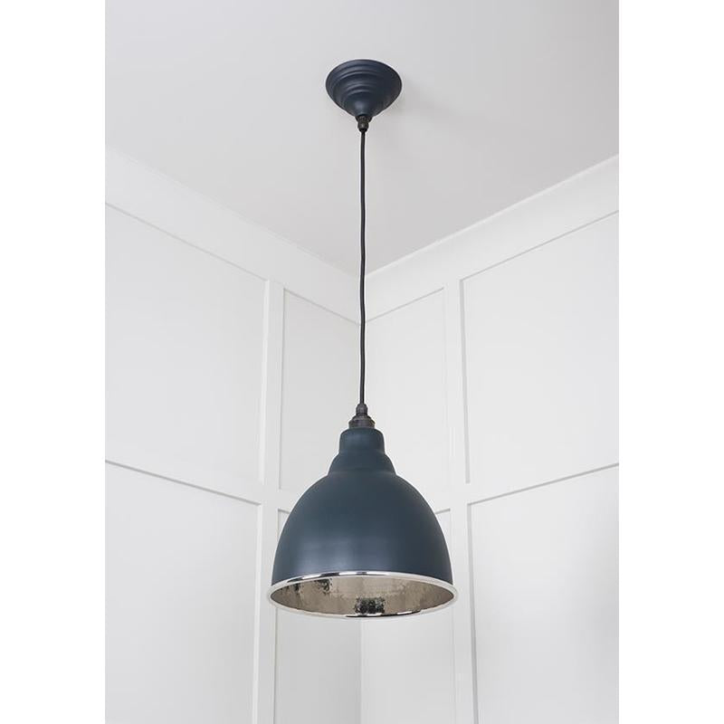 Hammered Nickel Brindley Pendant-From The Anvil-Nickel-nirohome