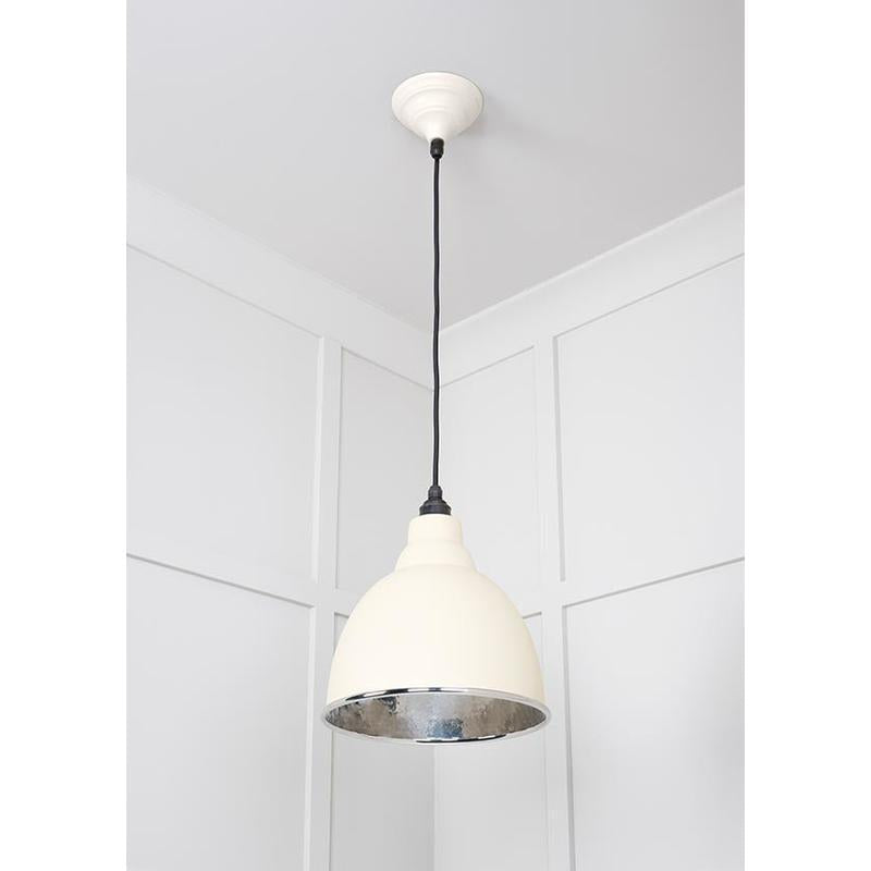 Hammered Nickel Brindley Pendant-From The Anvil-Nickel-nirohome