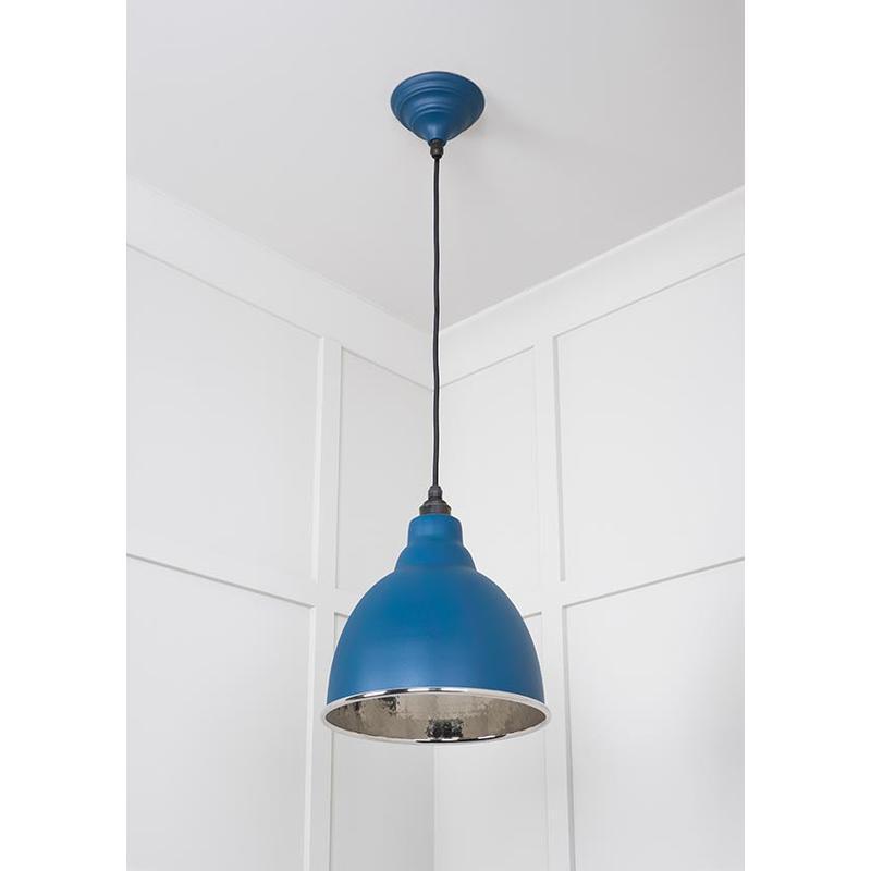 Hammered Nickel Brindley Pendant-From The Anvil-Nickel-nirohome