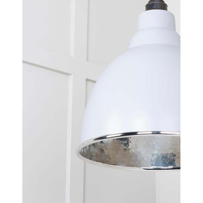 Hammered Nickel Brindley Pendant-From The Anvil-Nickel-nirohome