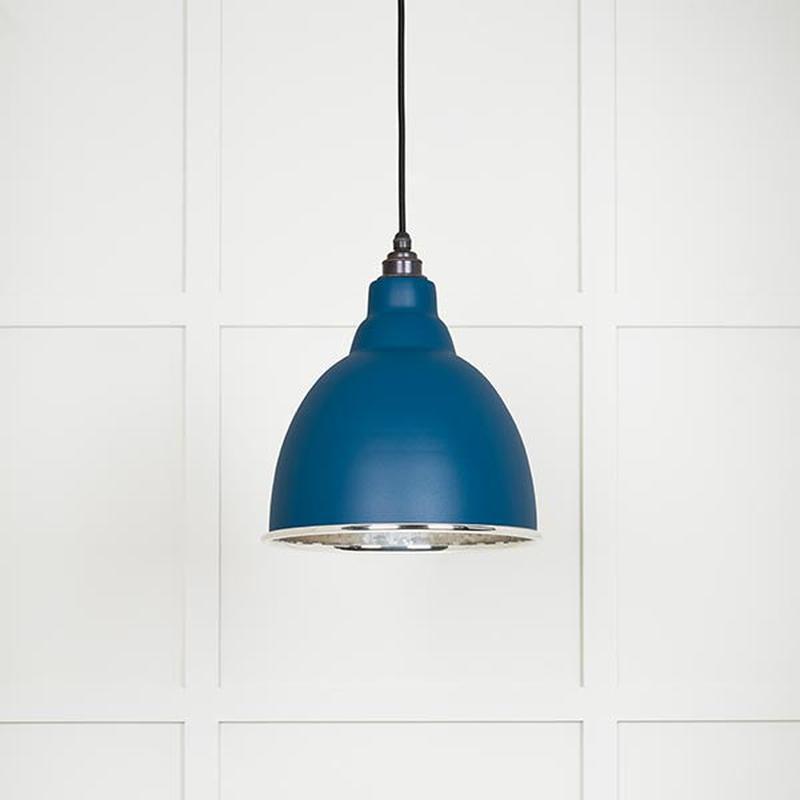 Hammered Nickel Brindley Pendant-From The Anvil-Upstream-nirohome