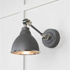 Hammered Nickel Brindley Wall Light-From The Anvil-Bluff-nirohome