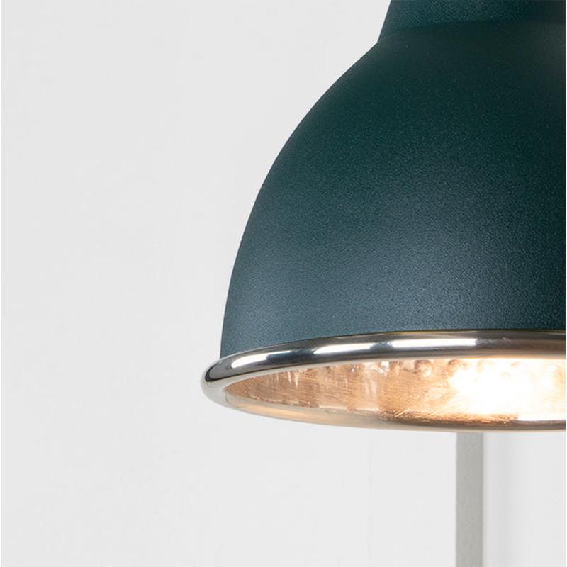 Hammered Nickel Brindley Wall Light-From The Anvil-Nickel-nirohome
