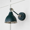Hammered Nickel Brindley Wall Light-From The Anvil-Nickel-nirohome
