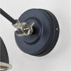 Hammered Nickel Brindley Wall Light-From The Anvil-Nickel-nirohome