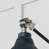 Hammered Nickel Brindley Wall Light-From The Anvil-Nickel-nirohome