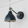 Hammered Nickel Brindley Wall Light-From The Anvil-Nickel-nirohome