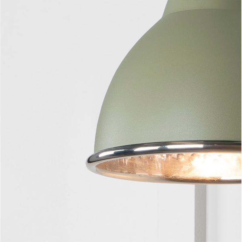 Hammered Nickel Brindley Wall Light-From The Anvil-Nickel-nirohome