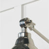 Hammered Nickel Brindley Wall Light-From The Anvil-Nickel-nirohome