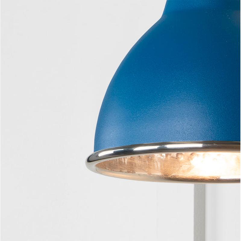 Hammered Nickel Brindley Wall Light-From The Anvil-Nickel-nirohome