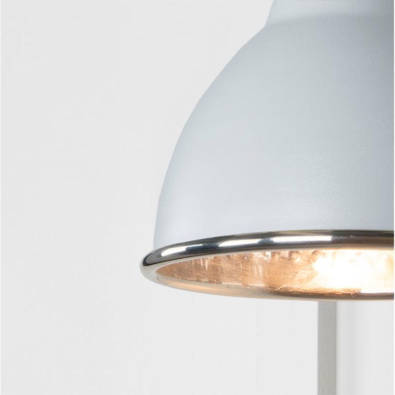 Hammered Nickel Brindley Wall Light-From The Anvil-Nickel-nirohome