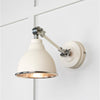 Hammered Nickel Brindley Wall Light-From The Anvil-Teasel-nirohome