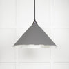 Hammered Nickel Hockley Pendant-From The Anvil-Bluff-nirohome