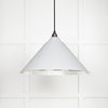 Hammered Nickel Hockley Pendant-From The Anvil-Flock-nirohome