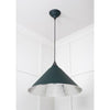 Hammered Nickel Hockley Pendant-From The Anvil-Nickel-nirohome