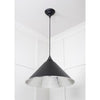 Hammered Nickel Hockley Pendant-From The Anvil-Nickel-nirohome