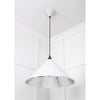 Hammered Nickel Hockley Pendant-From The Anvil-Nickel-nirohome
