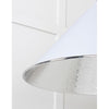 Hammered Nickel Hockley Pendant-From The Anvil-Nickel-nirohome