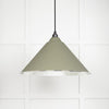 Hammered Nickel Hockley Pendant-From The Anvil-Tump-nirohome