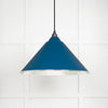 Hammered Nickel Hockley Pendant-From The Anvil-Upstream-nirohome