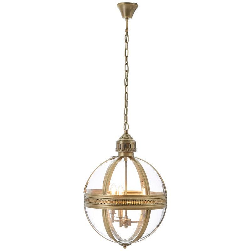 Hensley Brass Orb Chandelier-Niro Home-nirohome