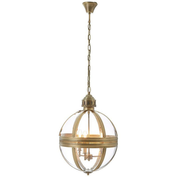 Hensley Brass Orb Chandelier